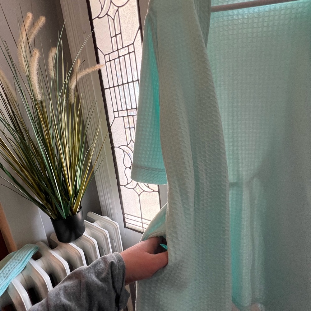 Croft & Barrow Intimates Waffle Knit Robe-M - Picture 9 of 16